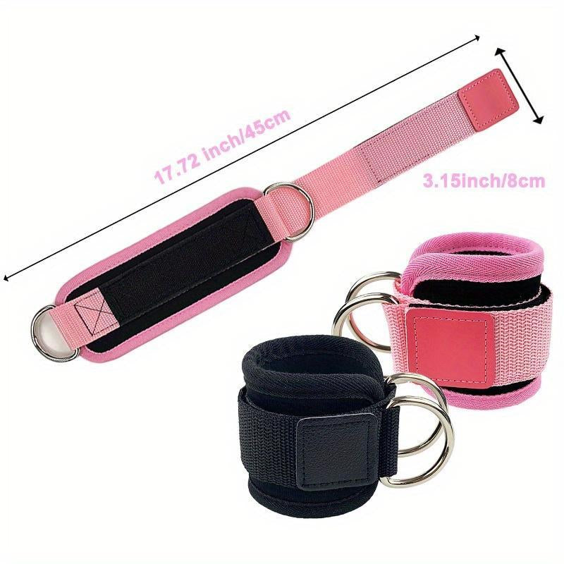 Resistance Band with Ankle Strap, 6 Counts/Set Hip Lift Ankle Resistance Band, Elastic Trainer, Shaping Equipment for Home Gym, Christmas Gift