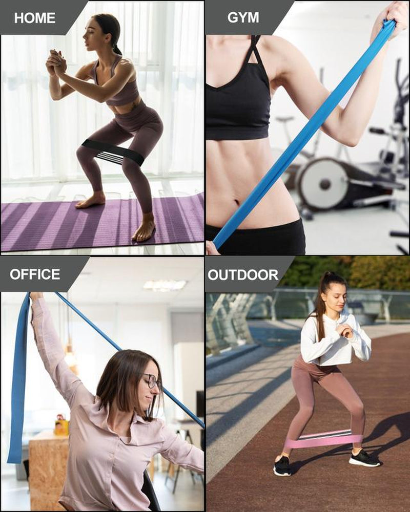 Portable Resistance Band | for Home and Outdoor Use | Hip Lift, Leg Slimming and Body Shaping | Yoga Training Band | Suitable for Both Men and Women Gym Essential Enhanced Muscle Growth