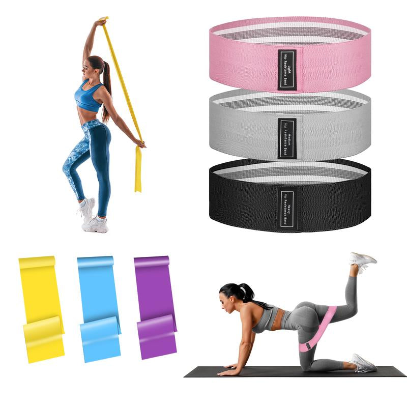 Portable Resistance Band | for Home and Outdoor Use | Hip Lift, Leg Slimming and Body Shaping | Yoga Training Band | Suitable for Both Men and Women Gym Essential Enhanced Muscle Growth